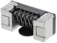09551566612741 HARTING D-Sub Standard 9 Way Right Angle SMT D-sub Connector Socket, 2.76mm Pitch, with 4-40 UNC Threaded Inserts,