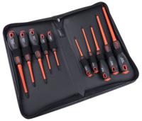 253-015 RS PRO Phillips; Pozidriv; Slotted Insulated Screwdriver Set, 10-Piece