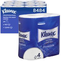8484 KLEENEX 4 rolls of 3840 Sheets Toilet Roll, 4 ply