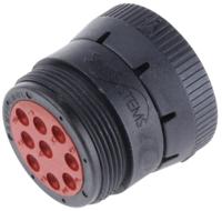 ahd16-9-1939s Amphenol Industrial Circular Connector, 9 Contacts, Cable, Standard Connector, Plug, Male, IP67, AHD Series