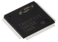 c8051f120-gq Silicon Labs, 8 bit 8051, C8051F120 Microcontroller, 100 MHz, 128kB FLASH, 100-Pin TQFP
