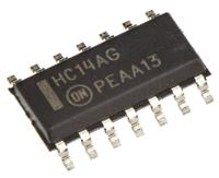 mc74hc14adg onsemi MC74HC14ADG Hex Schmitt Trigger Inverter, 14-Pin SOIC