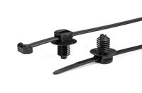 150-31099 HellermannTyton Cable Tie, 200mm x 4.6 mm, Black Nylon, Pk-500