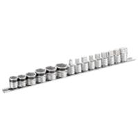 mb-j15 Facom 15-Piece Metric 3/8 in Oil Drain Socket Set, 6 point
