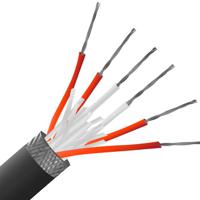611-8107 RS PRO Type RTD Resistance Thermometer Detector (RTD) Wire, 25m, Screened, PFA Insulation, +260°C Max, 7/0.2mm