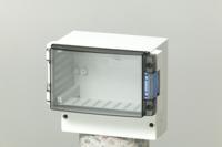 abs-1716-3-enclosure Fibox Grey ABS Enclosure, IP65, IK07, Smoked Grey Lid, 188 x 160 x 134mm
