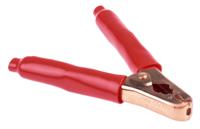 010031 Mueller Electric Crocodile Clip, Copper-Plated Steel Contact, 200A, Black/Red