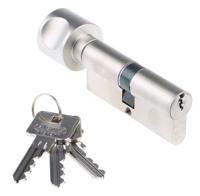 ke60np-z35k35-kd ABUS Brass Euro Cylinder Lock, 35/35 mm (61mm)