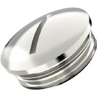 52103125 Lapp Blanking Plug, M20, Nickel Plated Brass, 22mm Diameter, Threaded