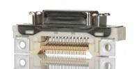 10226-1210-pe 3M Female 26 Pin Right Angle Surface Mount SCSI Connector 0.64mm Pitch, Solder