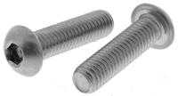 304-4687 RS PRO Stainless Steel Hex Socket Button Screw, ISO 7380, M8 x 30mm