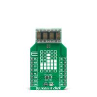 mikroe-4169 MikroElektronika Dot Matrix R Click HCMS-3906 Adapter Board for HCMS-3906 this is a Display Dev Kit MIKROE-4169