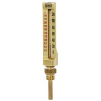 3503305 WIKA Panel Mount Glass Thermometer, 160 °C max