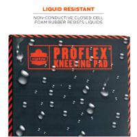 18390 Ergodyne Orange NBR Foam Kneeling Pad Resistant to Water - 1in