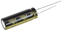 eeufm1v152l Panasonic 1500μF Aluminium Electrolytic Capacitor 35V dc, Radial, Through Hole - EEUFM1V152L