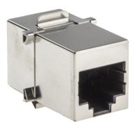 186-3111 RS PRO 2-Port RJ45 Modular Coupler, Shielded