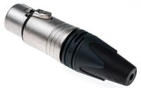 nc7fxx Neutrik Cable Mount XLR Connector, Female, 50 V, 7 Way, Silver over Nickel Plating