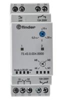 724200240000 Finder Monitoring Relay, 1 Phase, DPST, DIN Rail
