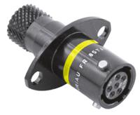 8sta00835sa Souriau Sunbank by Eaton Circular Connector, 6 Contacts, Panel, Standard Connector, Socket, Female, IP67, 8STA Series