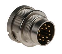 0314-12 Lumberg 12 Pole Din Plug, DIN EN 60529, 3A, 60 V ac IP68, Male, Wall Mount
