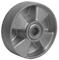 39014cc LAG Grey Aluminium High Temperature Resistant, Low Rolling Resistance Trolley Wheel, 250kg