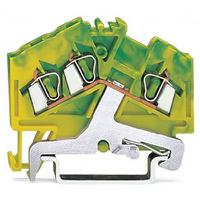 280-637-1 WAGO  280 Series Green/Yellow, 2.5mm², 4-Level, Cage Clamp Termination