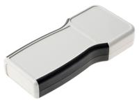 1553ttgy Hammond 1553 Series Light Grey Flame Retardant ABS Handheld Enclosure, , IP54, 165 x 80 x 28mm