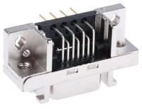 10214-5212pl 3M MDR 102 14 Way Right Angle Through Hole D-sub Connector Socket, 2.54mm Pitch