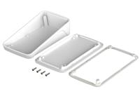 35190036hmt1-bop-900-ph-9016 Bopla BoPad Series White ABS Desktop Enclosure, Sloped Front, 200 x 105 x 53.6mm