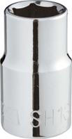 sh-8 SAM 1/2 in Drive 8mm Standard Socket, 6 point, 38 mm Overall Length