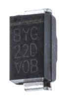 byg22d-e3tr3 Vishay 200 V 2 A Diode Switching 2-Pin DO-214AC BYG22D-E3/TR3