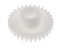 521-7310 RS PRO POM 30 Teeth Spur Gear, 0.8 Module, 6mm Bore Diam, 24mm Pitch Diam, 12mm Hub Diam