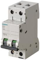 5sl4203-6 Siemens SENTRON 5SL4 MCB, 2P, 3A Curve B, 400V AC, 72V DC