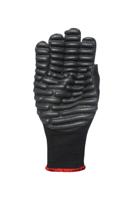 876x Polyco Healthline 876X Black Soft Knitted Seamless Liner Work Gloves, Size 8/10