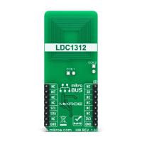 mikroe-4784 MikroElektronika LDC Click Inductive Sensor Add On Board for LDC1312-Q1 mikroBUS Socket