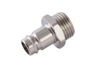 176-2011 RS PRO Nickel Plated Brass Male Coupler Nipple, G 1/2 Male 1/2in Threaded