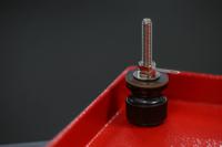 444-781 RS PRO Black Terminal Post, 3kV, 30A, M6 Thread