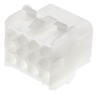 1-480709 TE Connectivity, Universal MATE-N-LOK Female Connector Housing, 12 Way, 3 Row