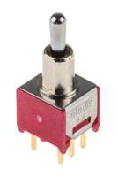 448-0854 RS PRO Toggle Switch, PCB Mount, On-Off-On, DPDT, Through Hole Terminal
