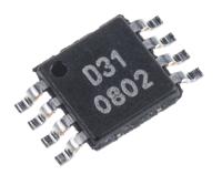 dac8531e250 Texas Instruments, DAC 16 bit-, 93ksps, -1.25%FSR Serial (SPI/QSPI/Microwire), 8-Pin MSOP