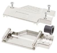 mhdcmr37-ulp MH Connectors MHDCMR Series Zinc Right Angle D Sub Backshell, 37 Way, Strain Relief