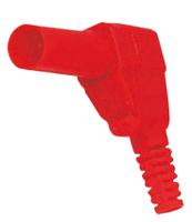 222370-22-221042 Staubli Red Male Banana Plug, 4 mm Connector, Solder Termination, 33A, 500V, Nickel Plating