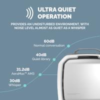 9450101 Fellowes HEPA Air Purifier, 55m², 31 dB, 36 dB, 40 dB, 47 dB, 55 dB