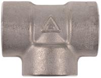 826-6986 RS PRO Stainless Steel Pipe Fitting, Tee Circular Tee, Female G 1-1/4in x Female G 1-1/4in x Female G 1-1/4in