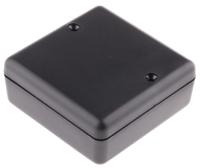 1593jbk Hammond 1593 Black ABS Enclosure, 66 x 66 x 28mm