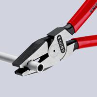 02-01-225 Knipex Combination Pliers, 225 mm Overall, Straight Tip