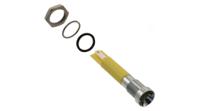 q8r1cxxy24e APEM Q8 Series Yellow Panel Mount Indicator, 24V dc, 8mm Mounting Hole Size, Faston, Solder Lug Termination, IP67