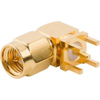 901-9894-rfx Amphenol RF 901-9894-RFX Series, Plug PCB Mount MMCX Connector, 50Ω, Through Hole Termination, Right Angle Body
