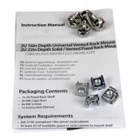 cabshelf22 StarTech.com Black Shelf, 2U, 23kg Load, 465mm x 558mm