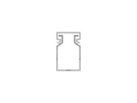 1set411102r0000 ABS, PC Cable Trunking Accessory, 25 x 40mm